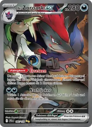 Sammelkarte Ns Zoroark-ex
