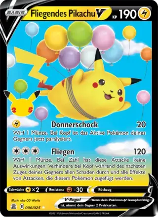 Fliegendes Pikachu V 6