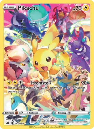 Sammelkarte Pikachu
