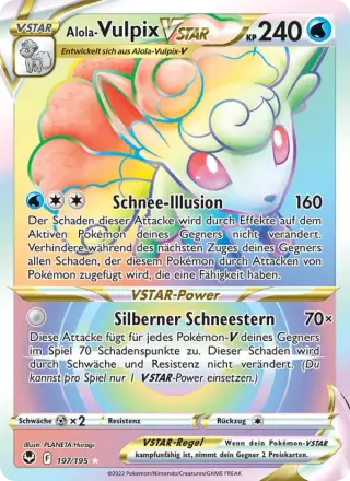 Alola Vulpix-VSTAR 197