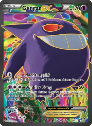 Sammelkarte Gengar EX