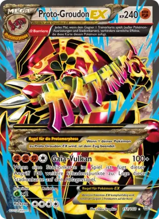 Sammelkarte Proto-Groudon EX
