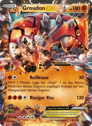 Groudon EX 85