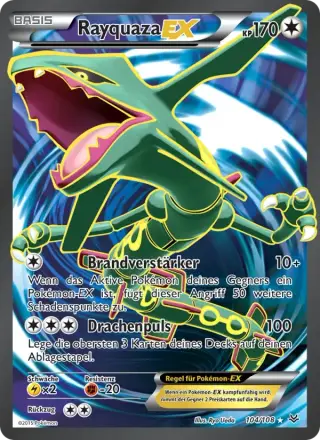 Sammelkarte Rayquaza EX