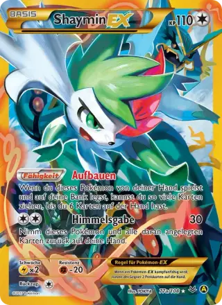 Sammelkarte Shaymin EX