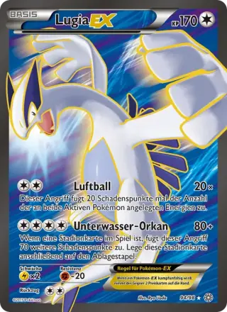 Sammelkarte Lugia EX