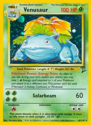 Sammelkarte Venusaur