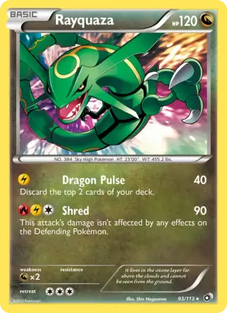 Sammelkarte Rayquaza