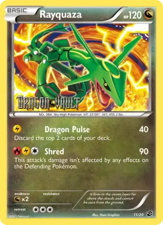 Sammelkarte Rayquaza