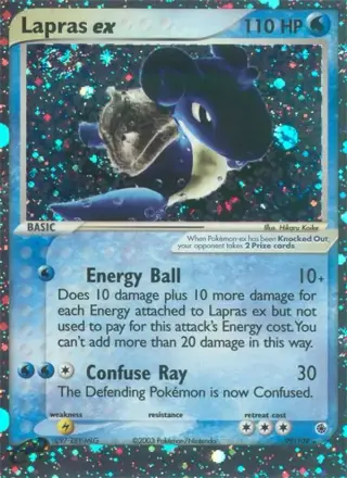 Sammelkarte Lapras-ex