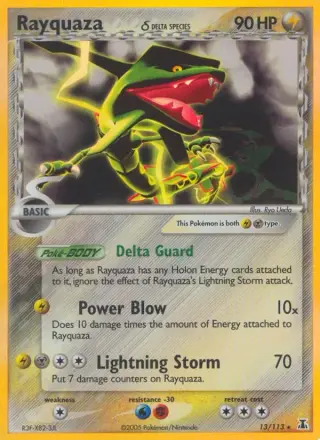 Rayquaza δ 13