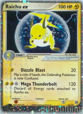 Sammelkarte Raichu-ex