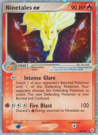 Sammelkarte Ninetales ex
