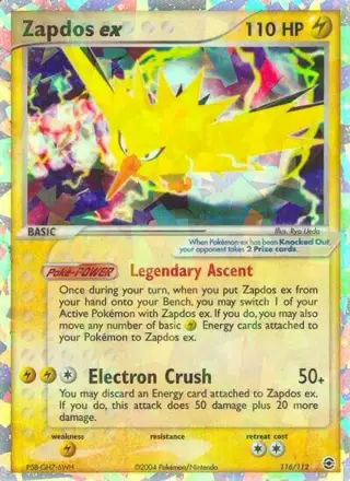 Zapdos-ex 116