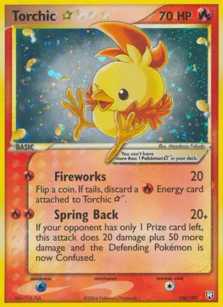 Sammelkarte Torchic ☆