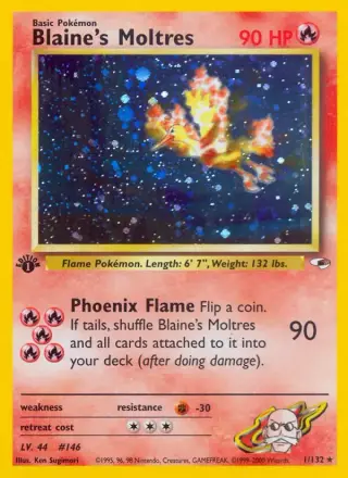 Sammelkarte Blaine's Moltres