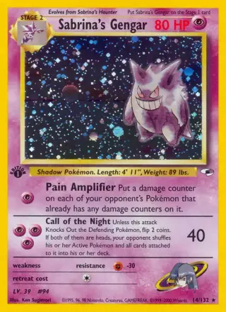 Sammelkarte Sabrina's Gengar