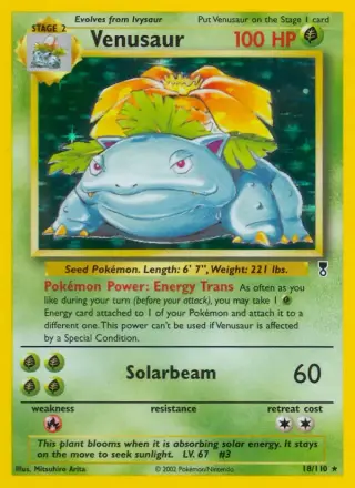 Sammelkarte Venusaur