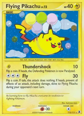 Fliegendes Pikachu 113