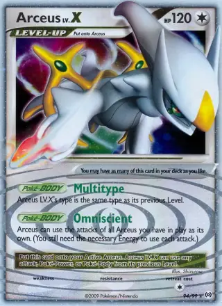 Sammelkarte Arceus