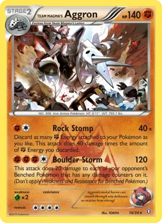 Team Magma's Aggron 14