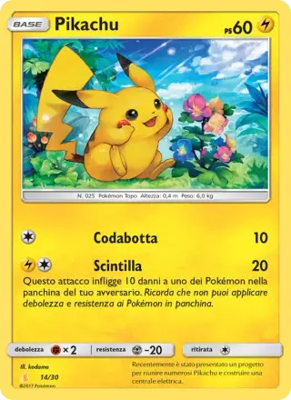 Sammelkarte Pikachu