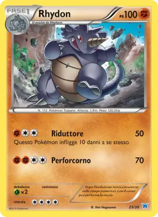 Sammelkarte Rhydon