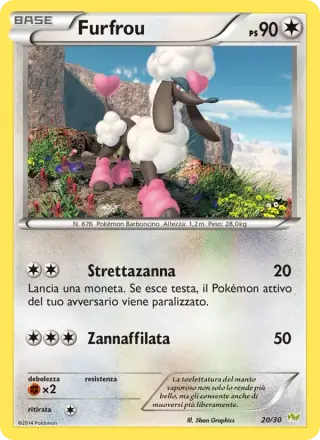 Sammelkarte Furfrou