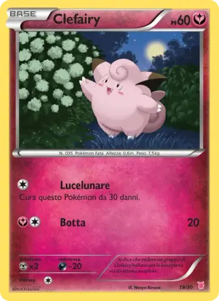 Sammelkarte Clefairy